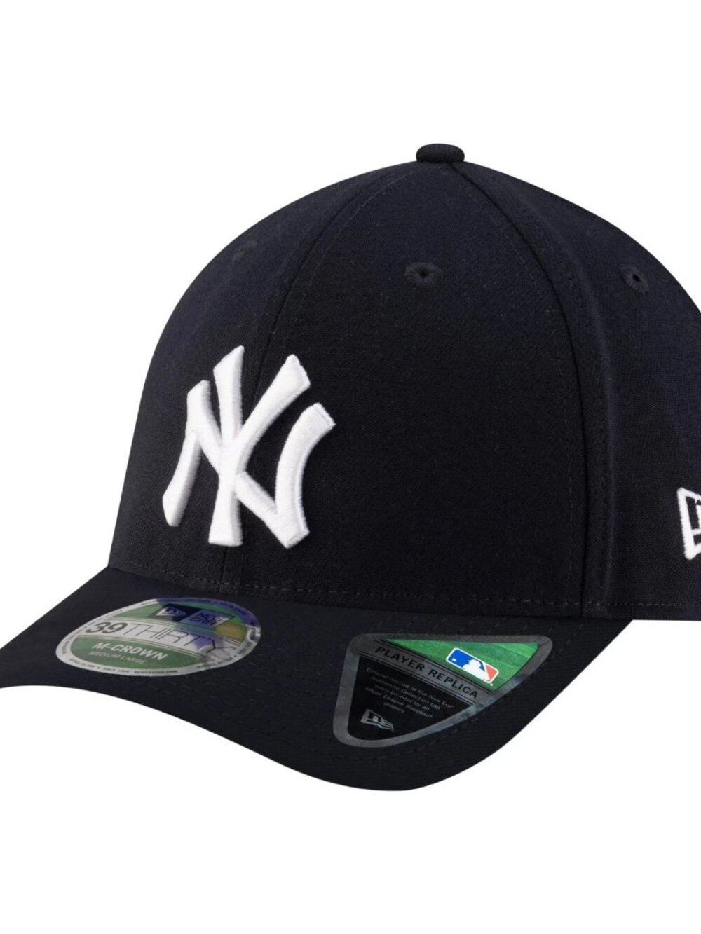 NWT Mens New Era Navy New York Yankees Player Replica 39THIRTY M-Crown Hat L/XL